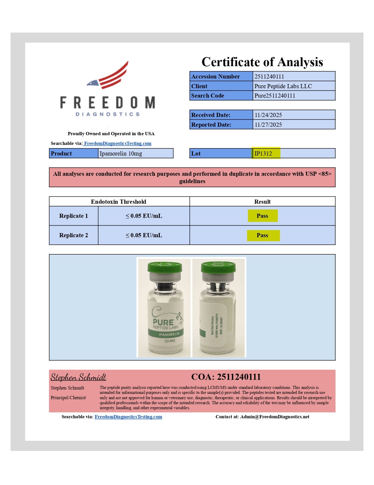 Ipamorelin - Pure Peptide Labs