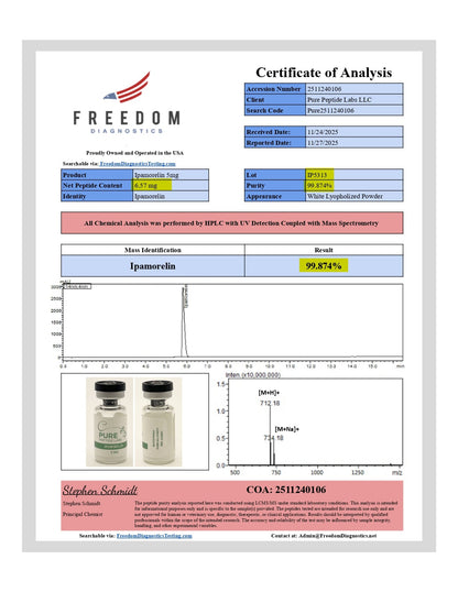 Ipamorelin - Pure Peptide Labs