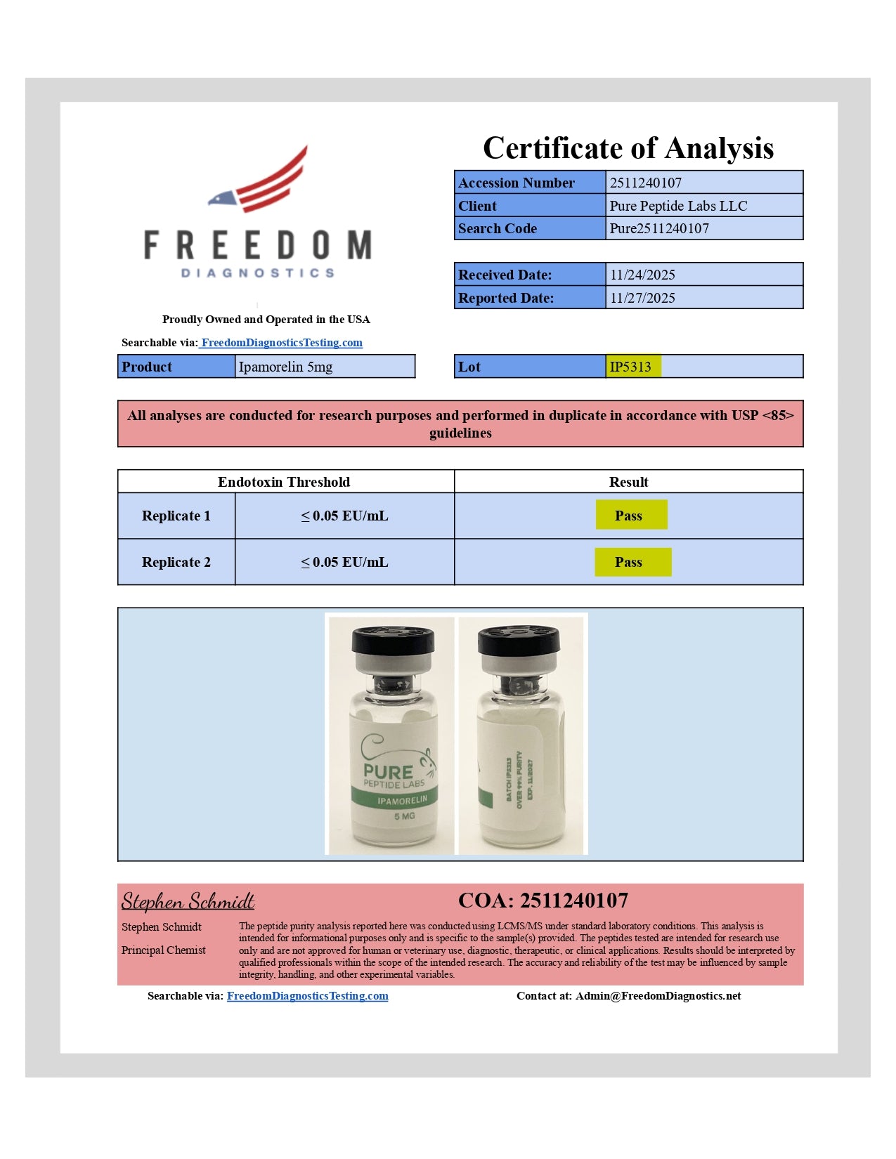 Ipamorelin - Pure Peptide Labs