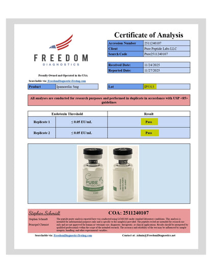 Ipamorelin - Pure Peptide Labs