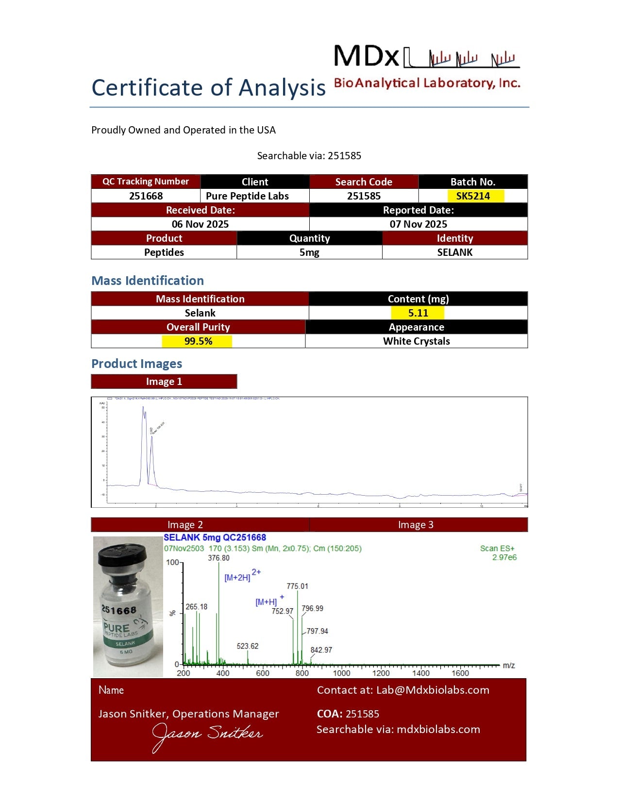 Selank - Pure Peptide Labs